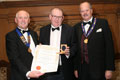 Steve Tuck of Wenlock Spring receiving their award for Wenlock Spring Water (Gold for Packaging).