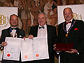 Celtic Pure receiving their awards for 'Celtic Pure Irish Sparkling Spring Water' (Silver for Spring Water - Sparkling), 'Celtic Pure Irish Flavoured Water - Strawberry & Watermelon' (Flavoured Water) and 'Celtic Pure Irish Water Family' (Silver for Packaging).