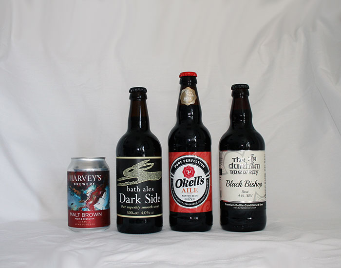 Stout, Porter, Dark Ales (abv 4.0% - 5.4%)