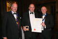 Laverstoke Park Farm receiving their competition award.
