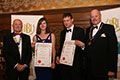Shepherd Neame receiving their awards for 'Brilliant Ale' (Diploma for Ales, abv 5.0% - 5.9%) and 'Classic Collection IPA' (Diploma for IPA, abv 5.5% - 7.4%).
