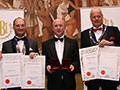 Westons Cider receiving their awards for 'Mortimer's Orchard' (Diploma for Ciders, abv 4.0% - 5.4%) and 'Mortimer's Orchard English Berry', 'Rosie's Pig Raspberry Roller' & 'Stowford Press Mixed Berries' (Gold, Silver & Diploma for Ciders/Perry, non-Apple or Flavoured).