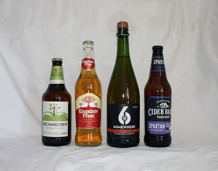 Ciders (abv 4.0% - 5.4%)