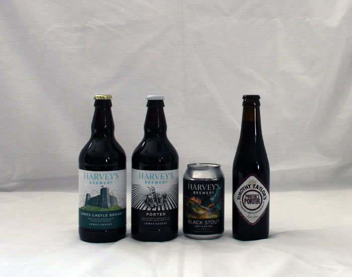 Stout, Porter, Dark Ales (abv 4.0% - 5.4%)